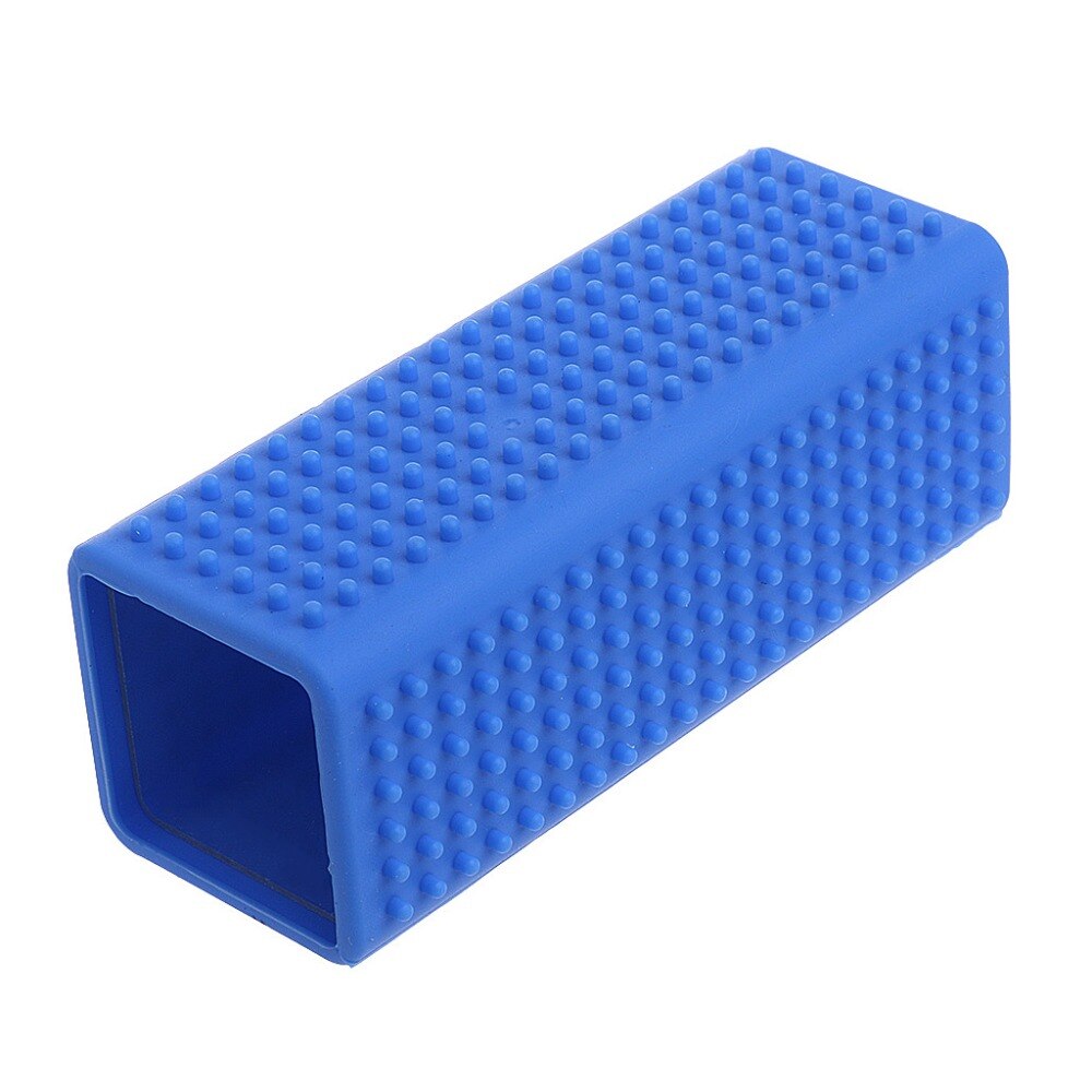 Dissolvant de cheveux en caoutchouc pour chien chat | Brosse creuse pour meubles et canapé: Blue