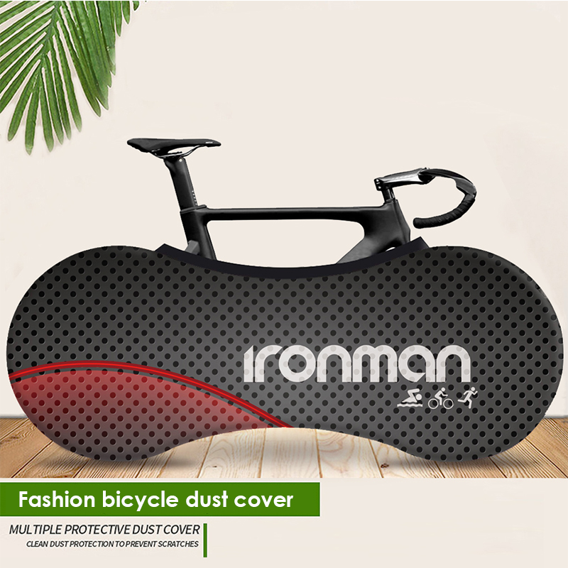 Cubierta de Interior para bicicleta de montaña, tela elástica de , 26-28 pulgadas, cubierta antipolvo, protección de neumáticos, almacenamiento de accesorios para bicicleta