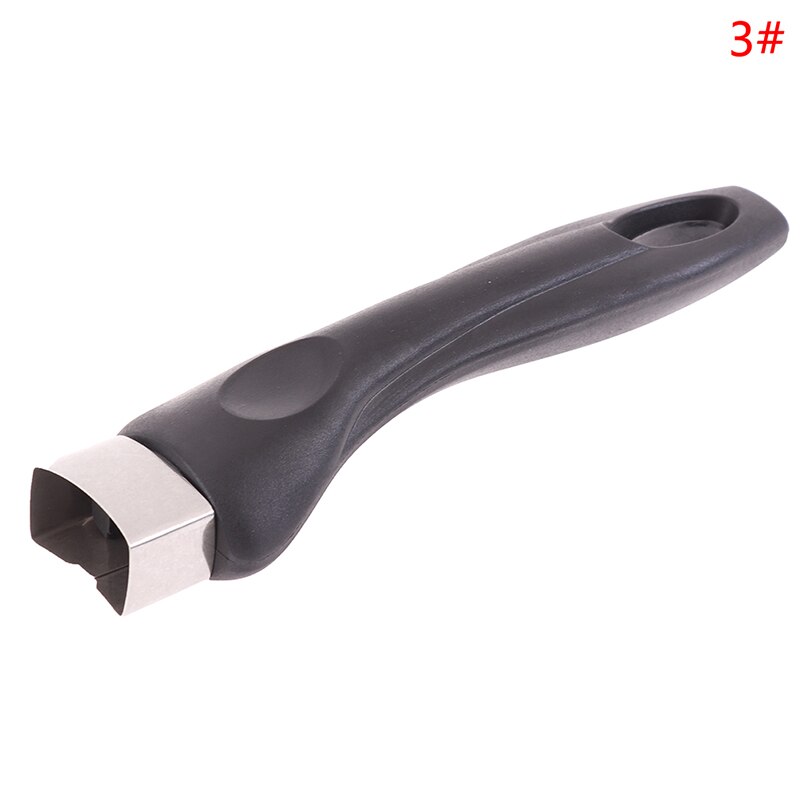 Cabo de panela ergonômico para uso doméstico, longo, anti escaldante, universal, acessórios de cozinha, substituição, removível, baquelite: C