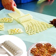 Siliconen Mal Voor Bakken Deeg Bakvormen Cookie Cutter Taart Snijden Roller Taart Tools Keukengerei Gadgets Craft Roulette