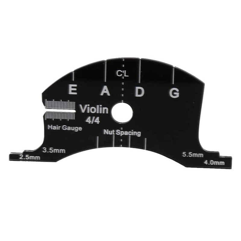 Violin Bridges Multifunctional Mold Template 4/4 Violin Bridges Repair Reference Tool Fingerboard Scraper Making Tool: Default Title