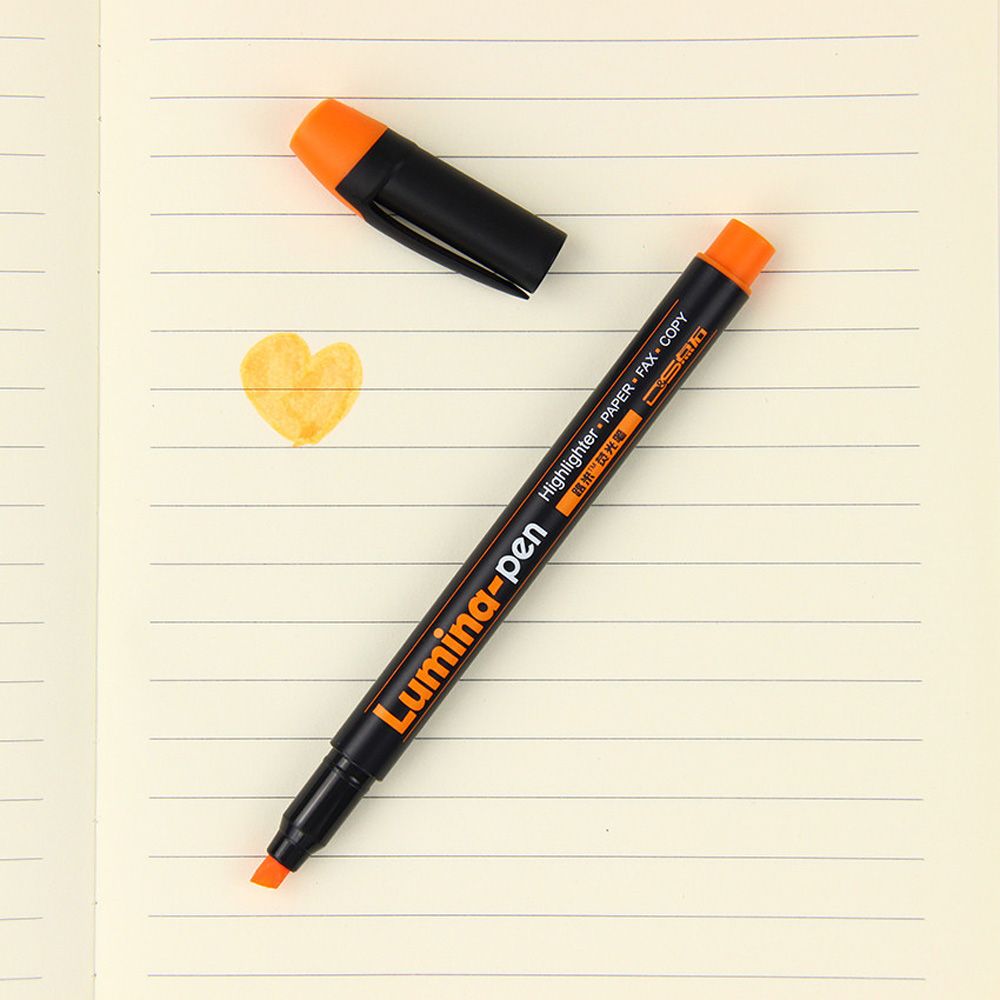 Lumina pens Highlighter for paper copy fax DIY drawing Marker pen Stationery office material School supplies