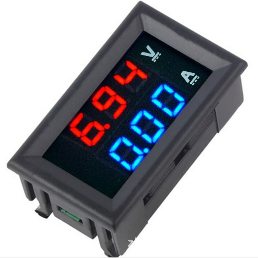 Led Digital Voltmeter Ammeter Us Dc 100V 10/50 / 100A Voltmeter Ammeter Led Dual Digital Volt Amp Meter Gauge