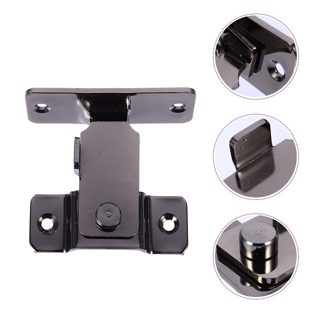 2pcs 90 Degree Stainless Steel Door Lock Toggle for Sliding Door:  Black two