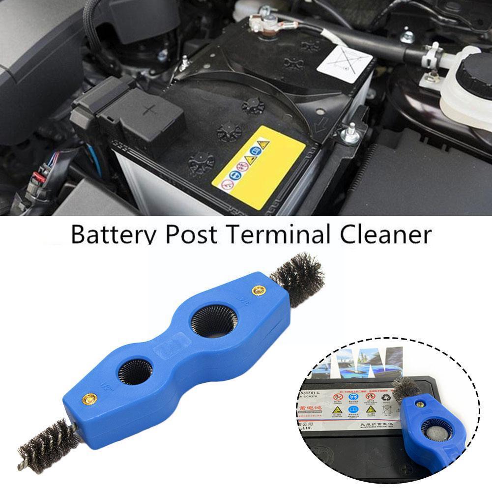 4 In 1 Pipe Cleaning Tool Blue Color Wire Brush Deburr Tube Cleaning Cleaner Pipe Pipe Plumbing Aluminium Tool J0w7