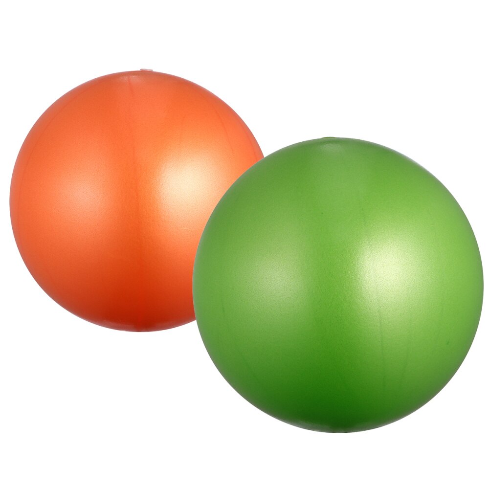 2/4pcs Thickening Frosted Yoga Ball Anti Burst Fitness Ball Mini Balancing Ball Exercise Gymnastics Ball for Fitness Gym 15-35CM: 2pcs Orange Green