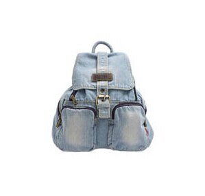 Mochila feminina vintage, mochila feminina para adolescentes, casual, escolar, viagem: light blue