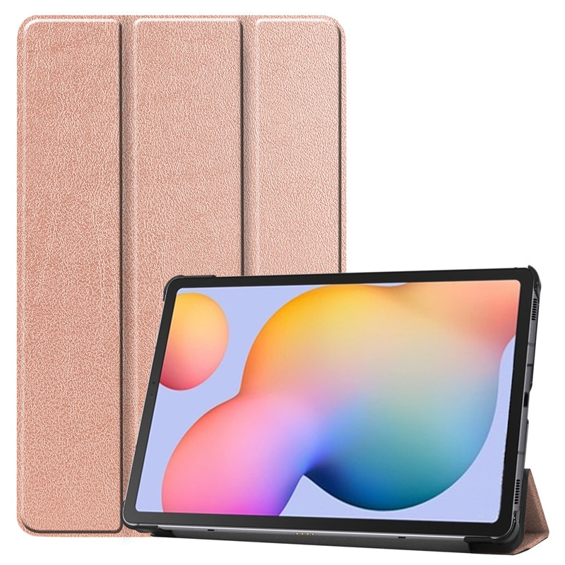 Samsung Galaxy Tab S6 Lite 10.4 Case - Magnetic Stand Cover - PU Leather + Hard PC - Shockproof & Anti-Dust