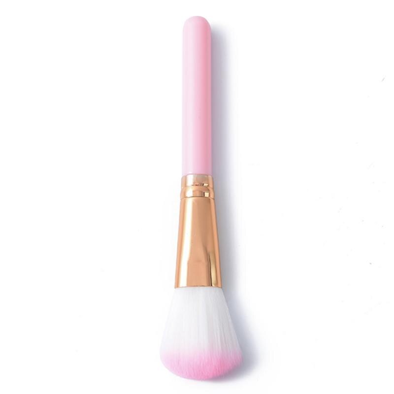 Juego de brochas de maquillaje para principiantes de 5 uds., herramienta de belleza para principiantes, sombra de ojos, base en polvo, delineador de ojos, pinceles de maquillaje para labios, cosméticos para mujeres: 02 1pcs