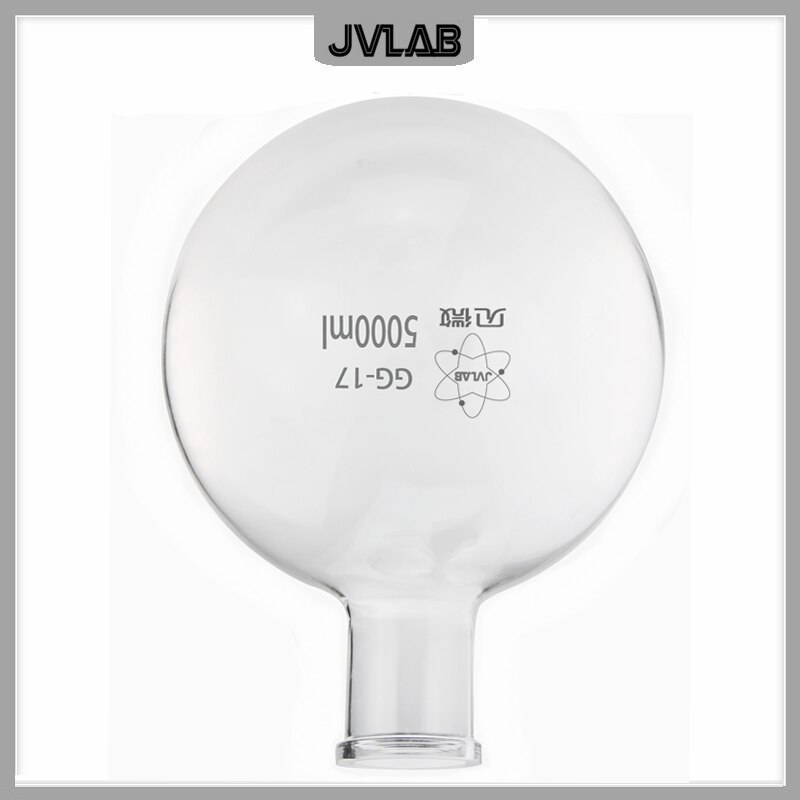 Receiving Flask Rotary Evaporator Accessories Lab Glassware Round Bottom Flask 5000ml Flange Mouth Diameter 34/50mm 1/PK