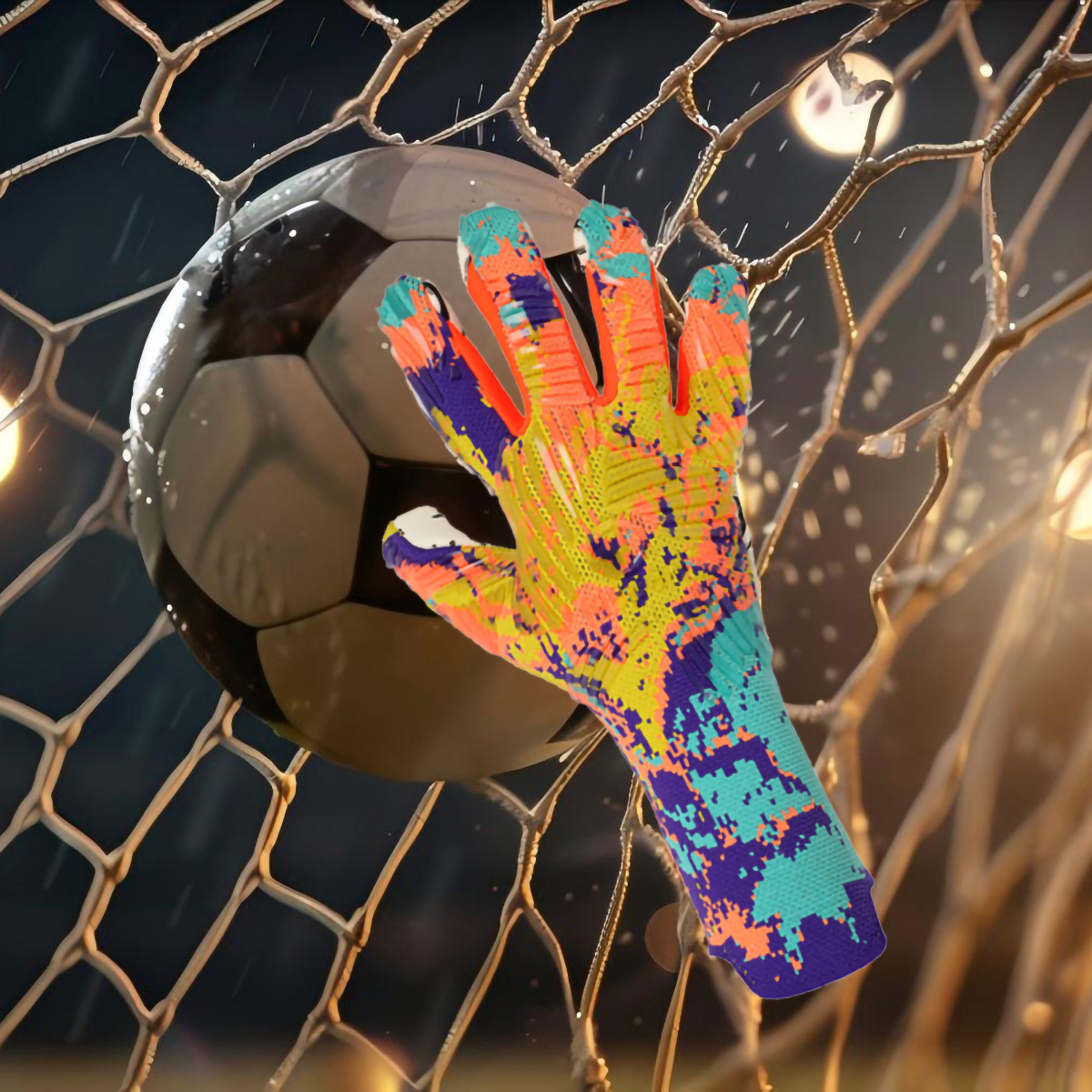Fotbollsmålvaktshandskar för ungdomar fotbollsmålvaktshandskar för vuxna med starkt grepp högpresterande målvaktshandske på proffsnivå