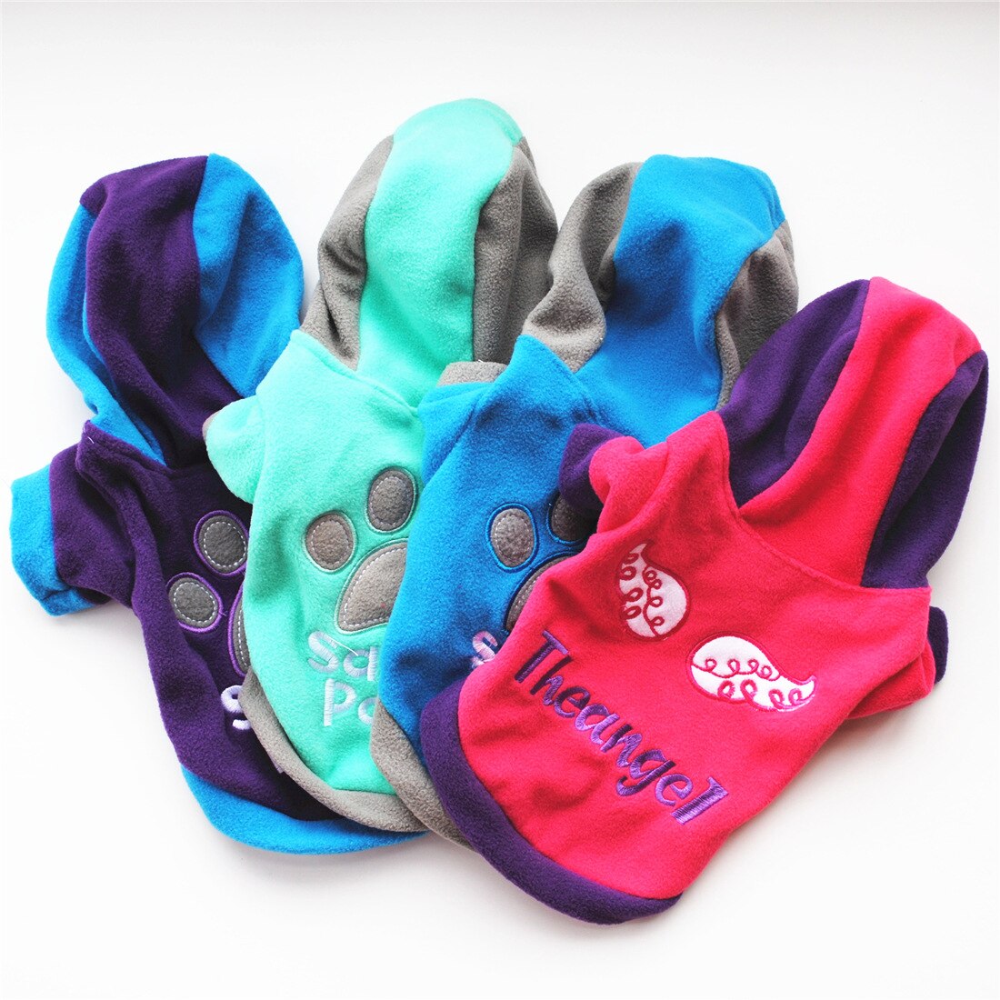 Sweats à capuche solides pour chiens, vêtements pour animaux de compagnie pour petits chiens, manteaux pour chiots, vestes, sweat-shirt pour chihuahua, costume pour chien et chat, tenues en coton pour animaux de compagnie