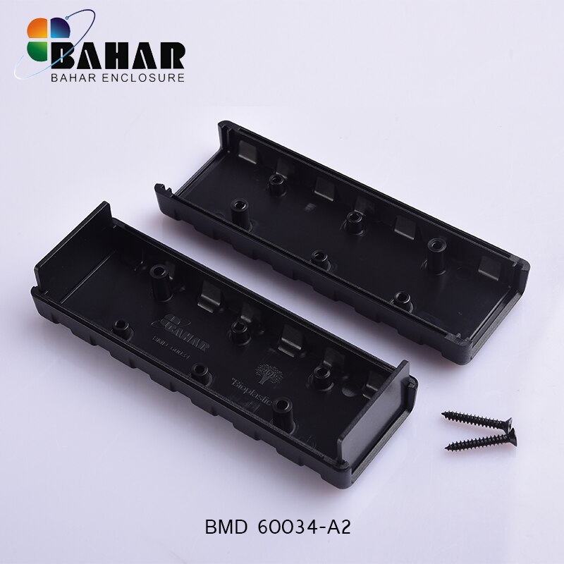 Bahar circuit board plastic enclosure wire connection box PCB diy junction box abs plastic project case 112*37*25mm: BMD60034-A2