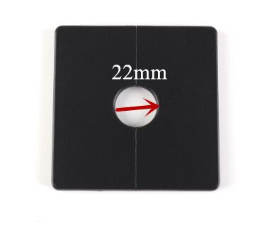 Kunststoff Zauberstab Draht See abdeckung 86 typ Kreuzung Kasten Auslauf kabel Schutz wasserhahn winkel ventil Rohr stecker Dekor abdeckung schnappen-auf Platte: Schwarz 22mm