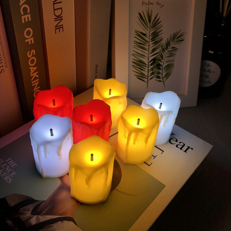 Velas de luz LED para el hogar, velas de luz, lámpara, Tealight, romántico, , votivo, batería sin llama, electrónica colorida, el mejor para el hogar, 1 ud.