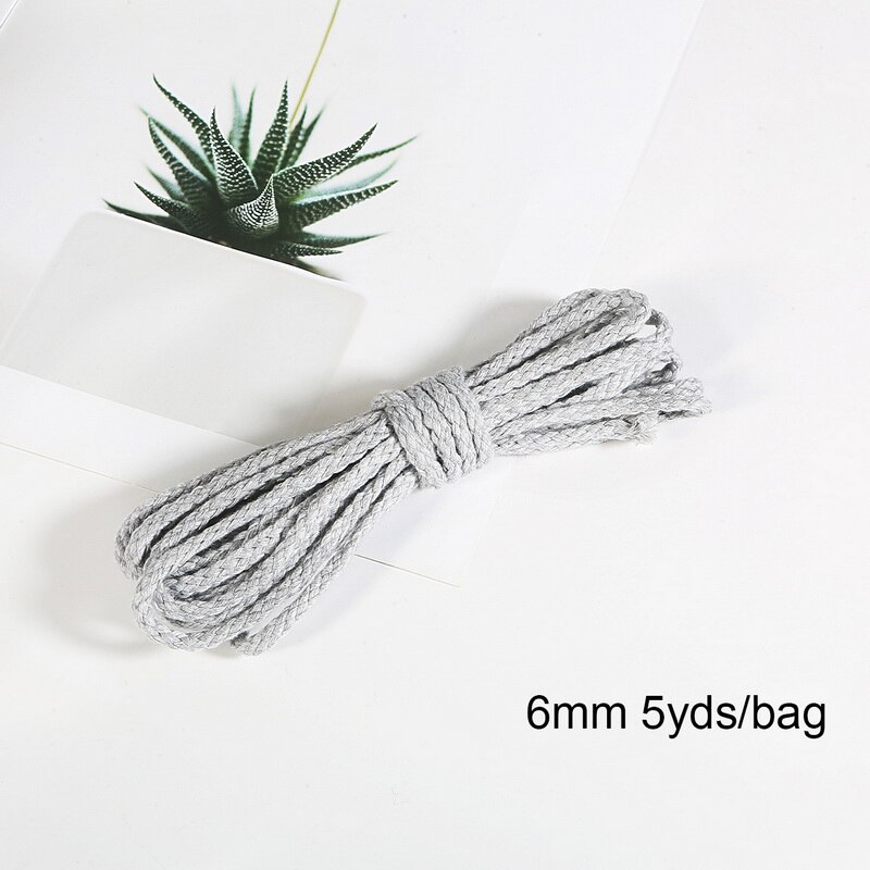 Cordon Parachute de 5 mètres et 6mm | Corde de cour Lan de Type Mil de Type un brin d'escalade, équipement de survie en Camping, matériel de bricolage: Light Gray