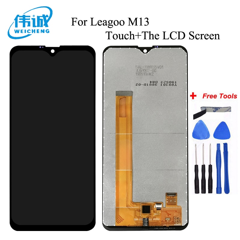 WEICHENG Tested Well For LEAGOO M13 LCD Display + Touch Screen Digitizer Assembly Panel Digital Replacemen m13+Free Tool