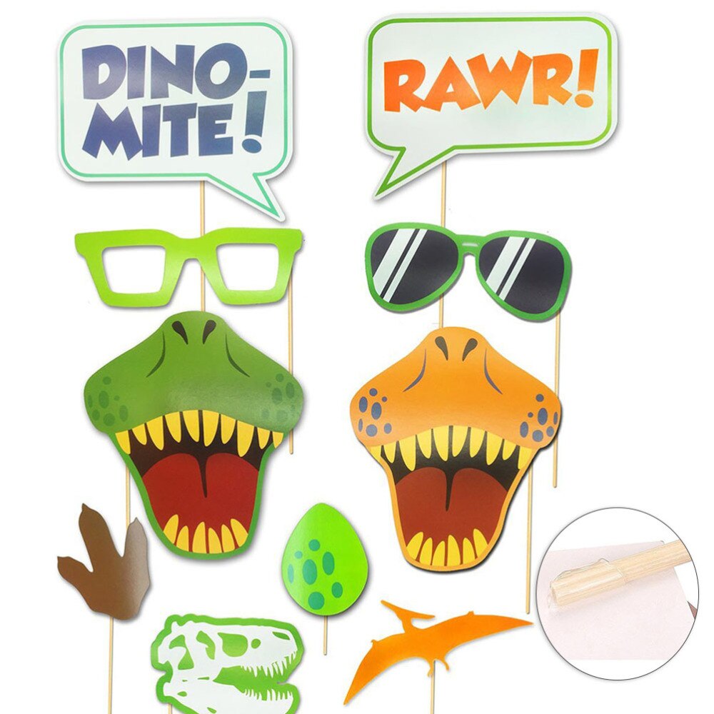 20pcs Photo Booth Props for Kids Children Birthday Party: Default Title