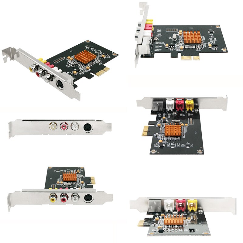 LX725 SD 768x576 Video Capture Card With SDK DV Camera TV Box Magnetic Tape PCI-E Converter Support Windows XP 7 8 10