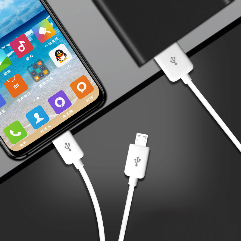 2 Port Micro USB to USB Y Splitter Charging Cable Dual Micro USB Multifuntion For Smartphone Tablet 0.2M 1M 2M 3M