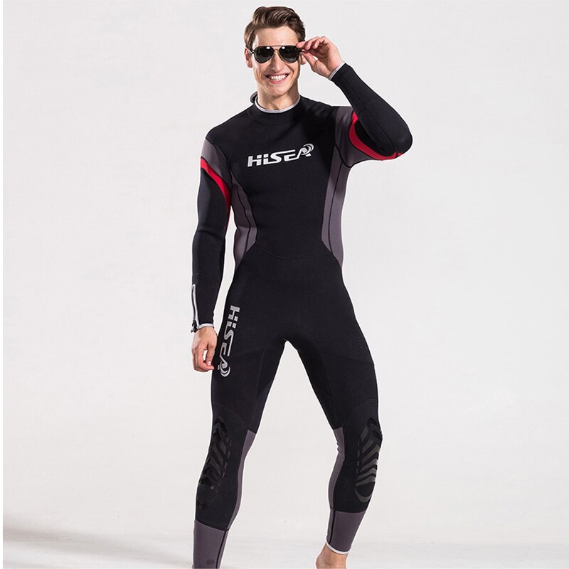 Back Zipper Long Sleeve One Piece 2.5mm Neoprene Wetsuit Men Scuba Diving Suit Sailing Clothes Drysuit Surfing Freediving Suit
