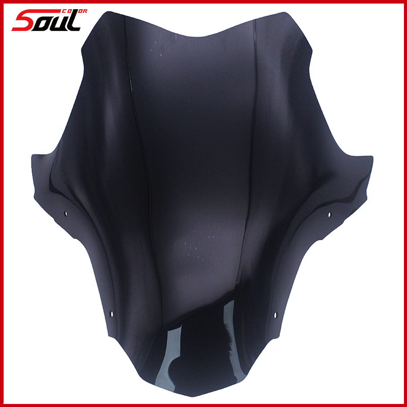 Motorcycle Sports Visor Windshield Viser Windscreen Fits For HONDA PCX160 PCX 160 19 20 21: Black