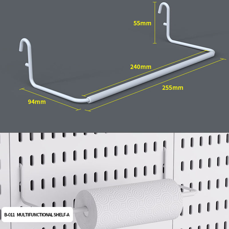 Pegboard Werkzeug Zubehör Mauer montieren Regal Anbindung Gremium Werkbank Haken Gestell Anzeige Stand Plastik Lager organizer Bausatz Pro Garage: Orange