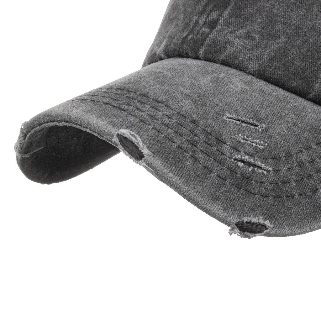 SAGACE Unisex w stylu Retro Demin regulowana czapka z daszkiem dorywczo sportowa czapka przeciwsłoneczna kobiety mężczyźni Outddor jednokolorowa czapka hip-hopowa