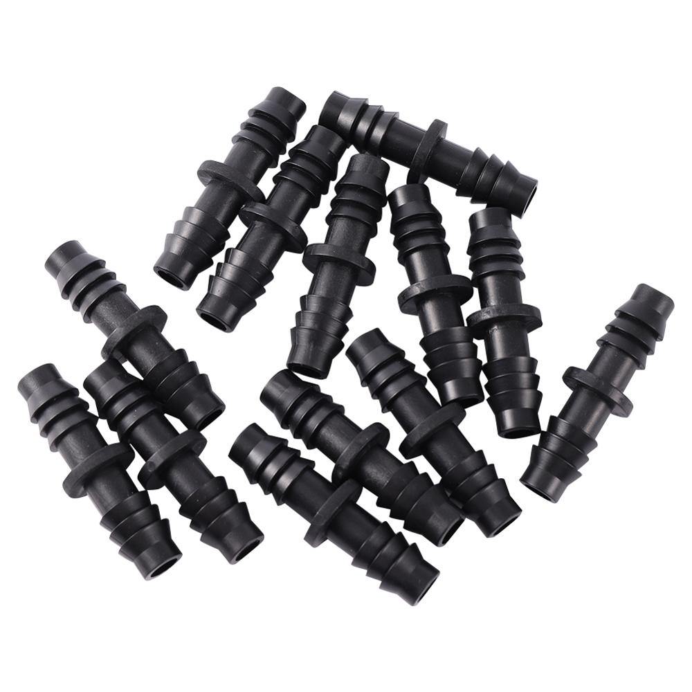 8/11mm Hose Straight Connector with Barb Greenhouse plastic pipe connector hose connector pipe fittings Adapter Hose 20 Pcs