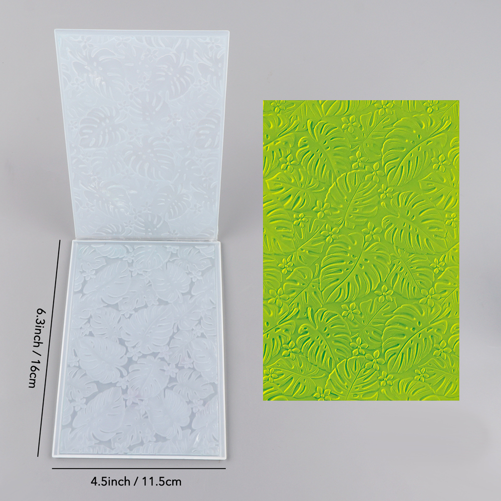 Carpeta de estampado 3D, globo, mariposa, flor, borde de hojas, plantilla de rejilla para decoración de álbum de recortes DIY, tarjeta de papel con textura adicional 2025: Marrón