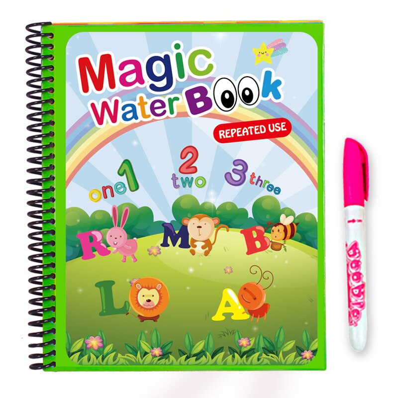 5 Stijlen Magic Schilderen Water Tekening Boek Kleurboeken Doodle & Magic Pen Tekening Speelgoed Vroege Onderwijs Voor Kinderen Verjaardag
