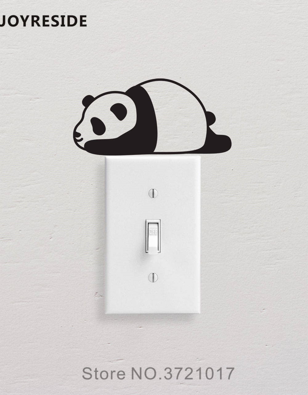 JOYRESIDE 5 Pandas/Set Mooie Grappige Lichtschakelaar Eenvoudige Muur Decal Vinyl Sticker Kids Art DIY Kamer Home Decor Decoratie XY157