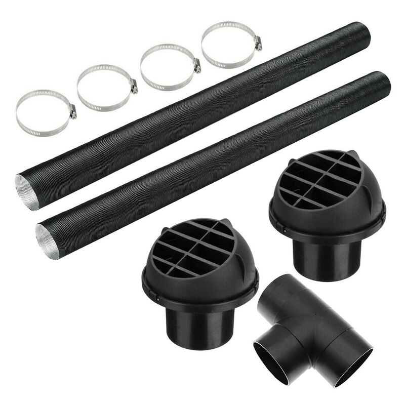 60mm Auto Auto Heizung Rohr Kanal T Stück Warme Luft Auslauf entlüften Schlauch Clips einstellen für Standheizung Webasto eberspacher: Ursprünglich Titel