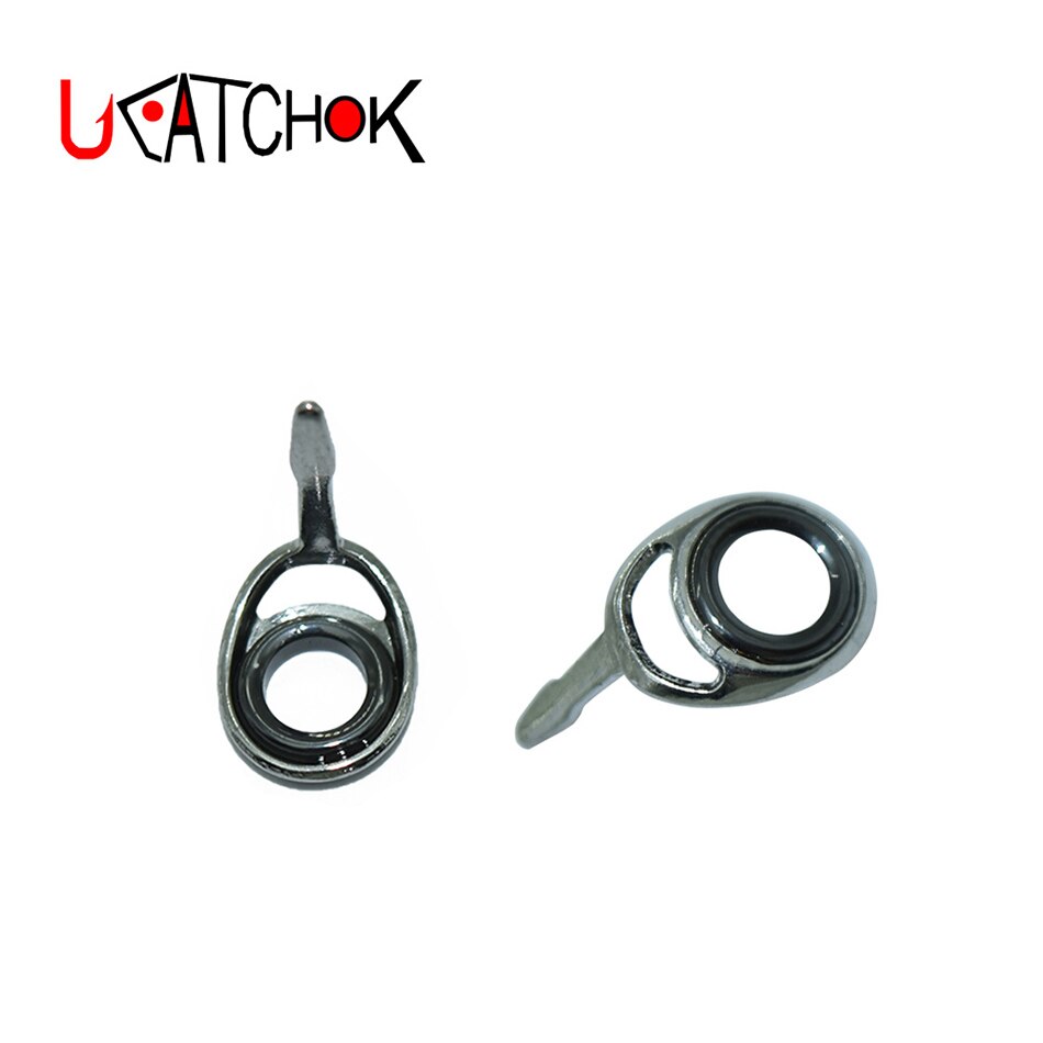 9pcs/Kit Baitcasting Rod SiC Ring stainless steel guide ring DIY rod guide ring accessory building component accessory
