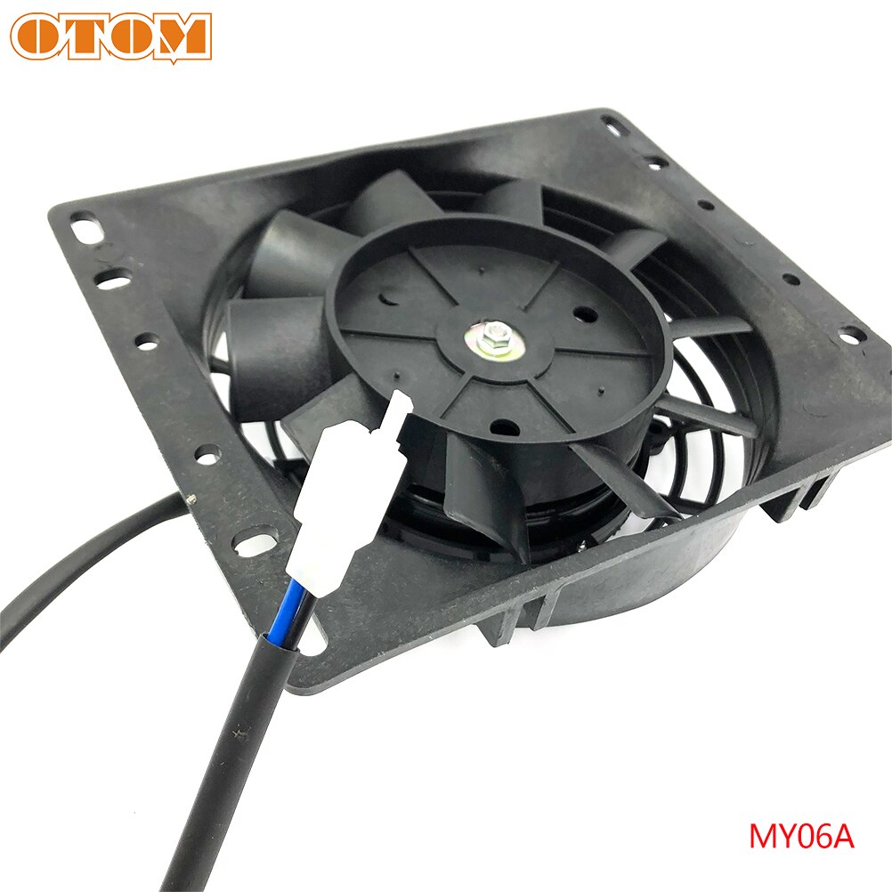OTOM Universal Motorcycle Cooling Fan Dirt Pit Bike ATV Quad Oil Cooler Water Radiator Electric 12V For KTM Honda Yamaha Kawasak