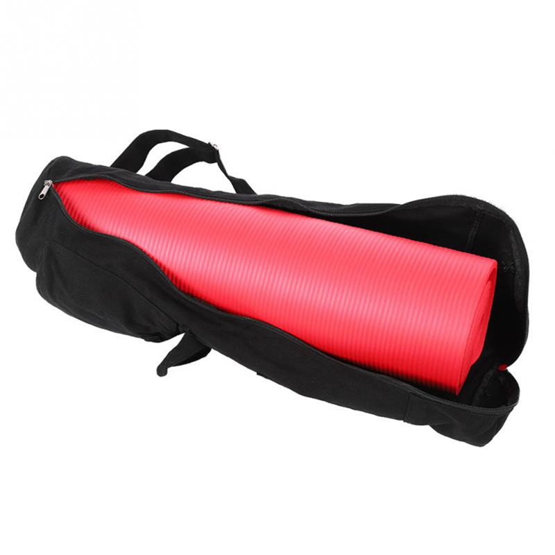 Yoga Mat Opbergtas Rits Zwart Yoga Tas Vrouwen Draagbare Outdoor Huishoudelijke Stofdicht Yoga Mat Opbergtas