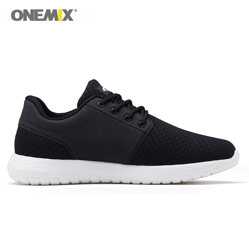 Onemix-Zapatillas de correr para hombre, zapatillas deportivas de malla transpirable, ligeras, con amortiguación DMX, para caminar al aire libre, novedad