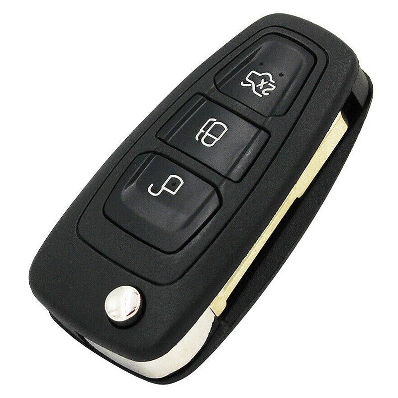 3 Button Remote Car Key 43hz 4D60 Chip for Ford Mondeo Focus Fiesta C-Max FO21