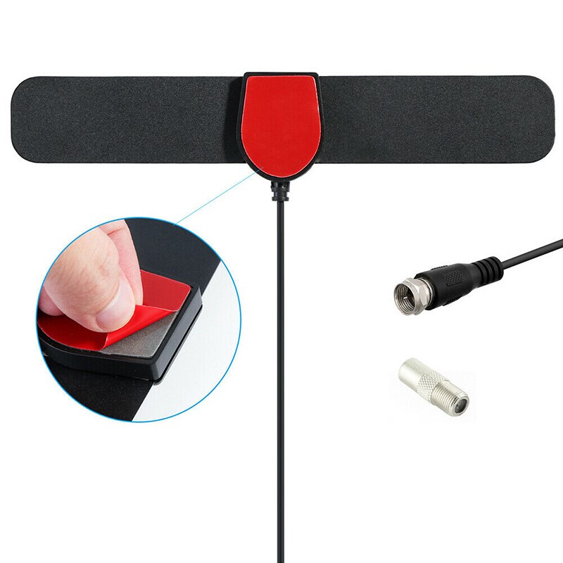 Newest Indoor Digital TV Antenna HDTV HD Aerial Freeview Signal Amplified 980 Miles TV 1080p Signal Receiver Amplifier Booster