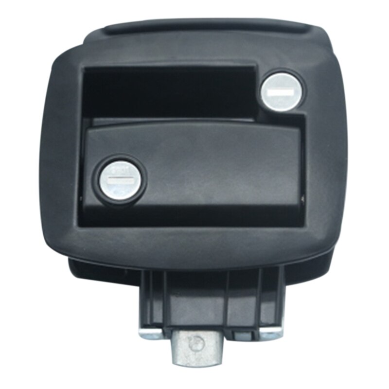 Black RV Paddle Entry Door Lock Latch Handle Deadbolt Camper Trailer