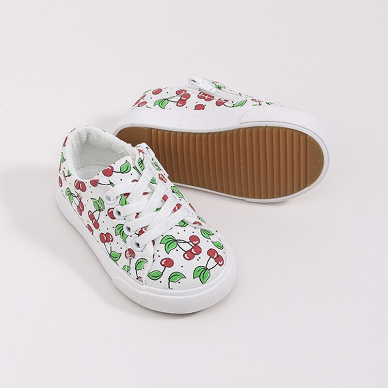 DB16537-zapatos de dibujo de fruta para niña, zapatillas adorables para niña recién nacida
