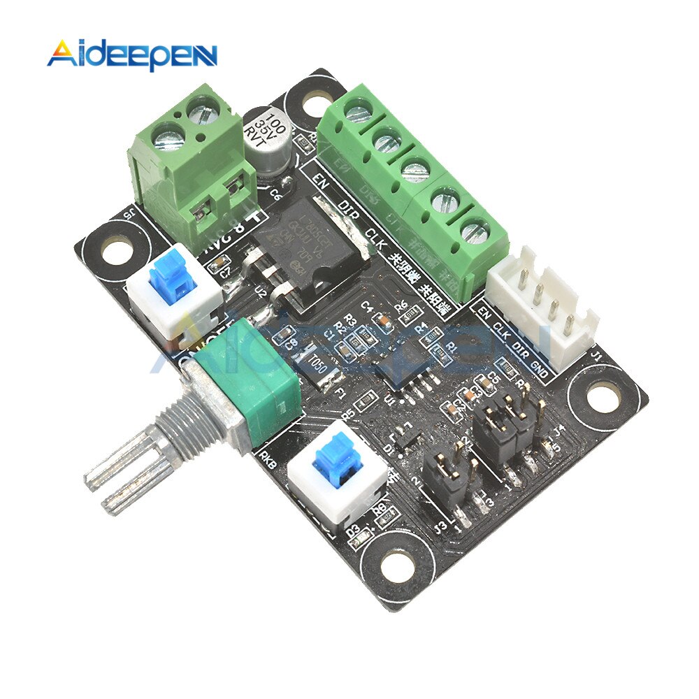 DC 12V 24V Motor Pulse Signal Generator for Stepper Motor Driver Controller Speed Regulator