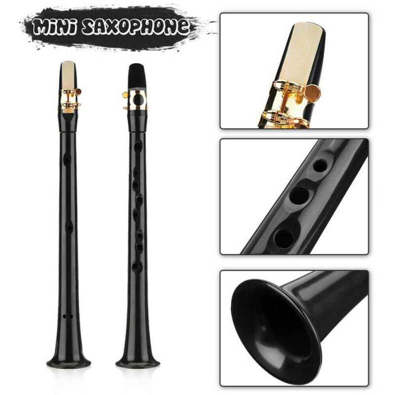 6 couleurs Mini Saxo Poche Saxophone Simple Clé C Instrument de Musique Pour Les Débutants Léger Vent Instrument Directe
