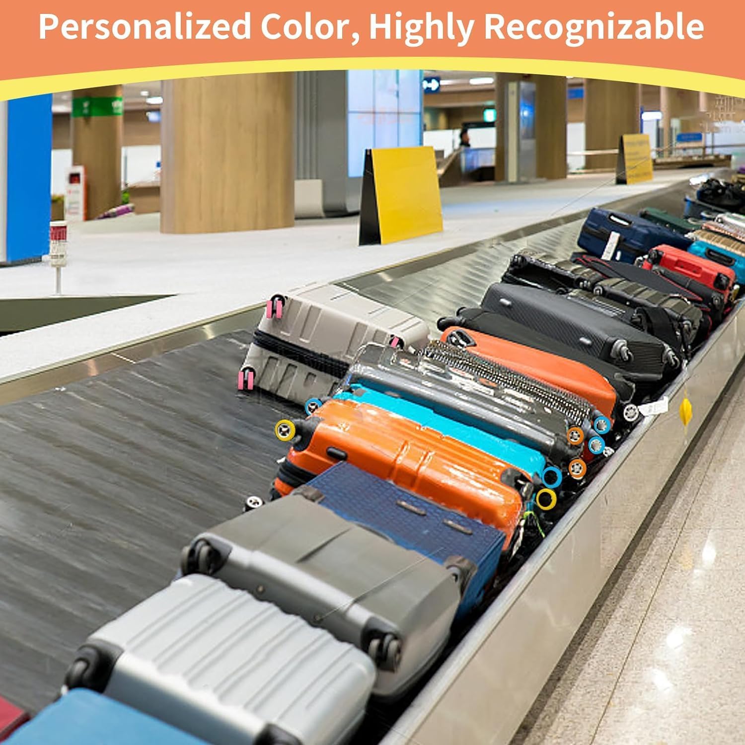 4/8 Stuks Bagage Wielbeschermers Covers Siliconen Koffer Wielbeschermers Trolley Case Stille Caster Mouw voor Slijtvast