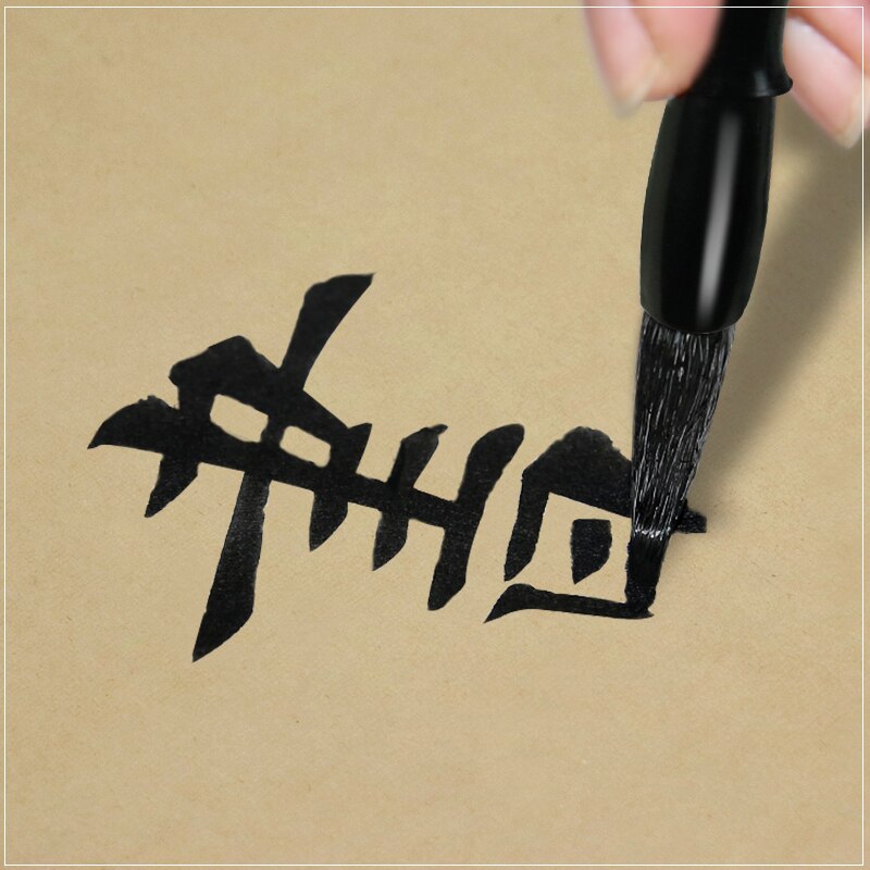 Huzhou Calligraphy Brush Set Wolf Woolen Hair Writing Brush Calligraphy Drawing Freehand Painting Brushes Brush Pen Tinta China