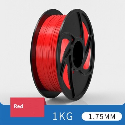 PLA 3D Printer Filament 1.75mm 30 Colors Sample for 3D Printing Materials: Red