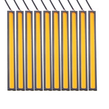 Gele drl-lichtstrip led-dagrijverlichting mistlamp cob smd waterdicht slank schokbestendig