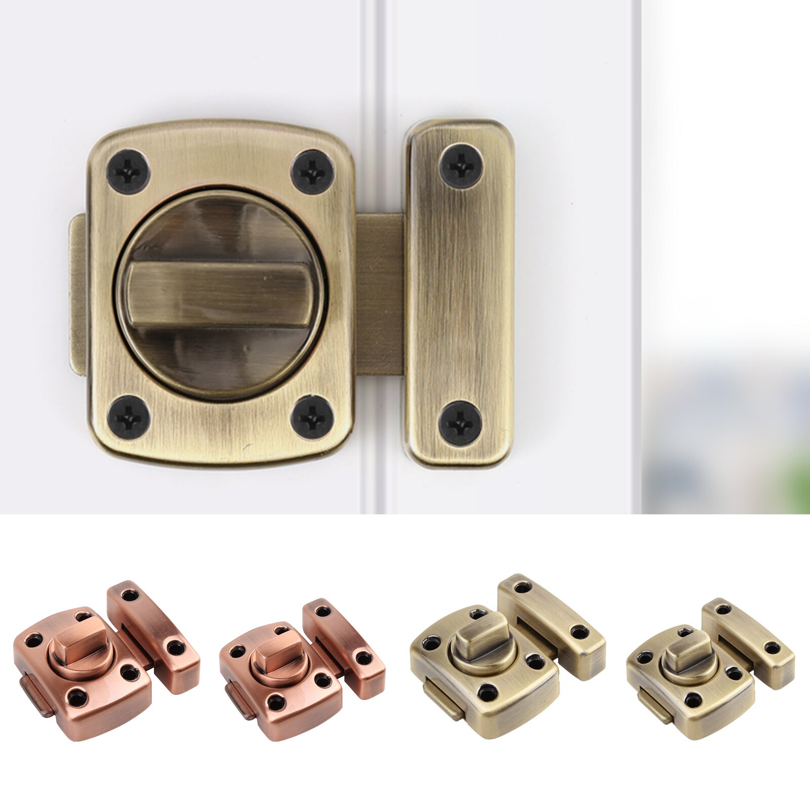 Thickened Zinc Alloy Small Door Latches Tools Sliding Door Left And Right Latches Sliding Door Sliding Door Bolts Door Lock Tool