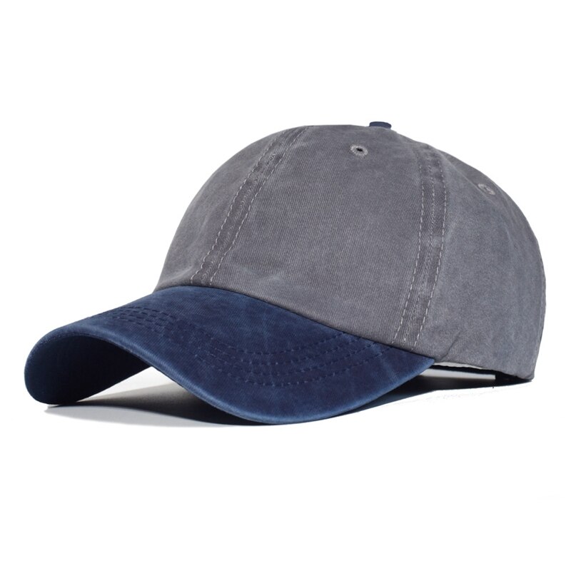 Wassen Splitsen Soft Top Verstelbare Mannen Dad Hoed Shading Zomer Outdoor Zon Bescherming Unisex Hip Hop Baseball Cap Snapback: 8
