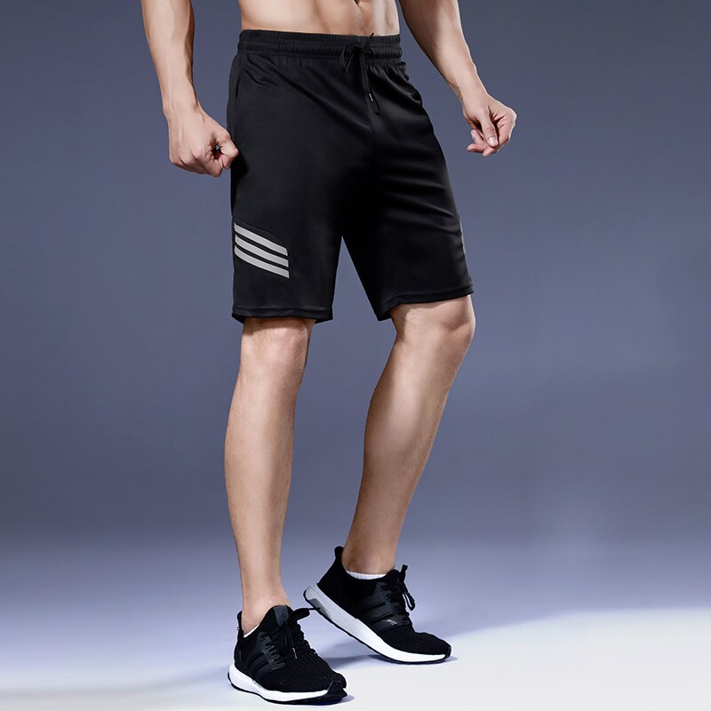 Zomer casual shorts effen m -4xl snel drogende fitness heren korte broek polyester strandshorts streetwear: 2 / 4xl